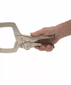IRWIN VISE-GRIP Reduced Hand Span Fast Release 11-in Welding C-clamp Locking Pliers -IRWIN Sales Store 18313684