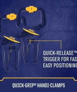 IRWIN Clamps QUICK-GRIP 8-Pack Assorted Assorted Clamp Set Clamp -IRWIN Sales Store 40988481