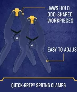 IRWIN Clamps QUICK-GRIP 8-Pack Assorted Assorted Clamp Set Clamp -IRWIN Sales Store 40988482