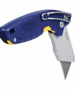 IRWIN Utility Knives Pro flip 1-Blade Folding Utility Knife with On Tool Blade Storage -IRWIN Sales Store 42360725
