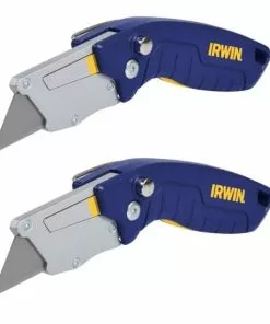 IRWIN Utility Knives ProFlip 3/4-in 2-Blade Folding Utility Knife with On Tool Blade Storage