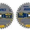 IRWIN Circular Saw Blades Irwin Marathon Large Diameter Saw Blades Marathon 2-Pack 10-in 40-Tooth Tungsten Carbide-tipped Steel Miter/Table Saw Blade Set -IRWIN Sales Store 44080526 scaled