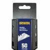 IRWIN Replacement Utility Blades Carbon Steel 3/4-in Hook Utility Razor Blade(50-Pack)